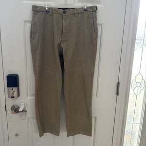 Haggar Men's Corduroy Pants Tan Classic Fit 36X29